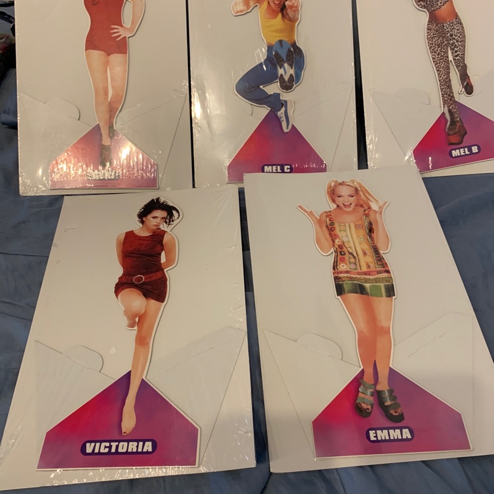 NEW Vintage Spice Girls Cardboard Stand ups